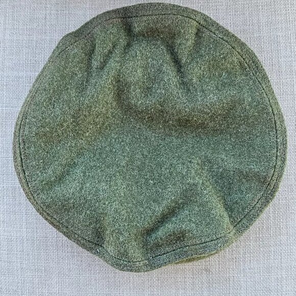 Chitral Hat Hanmade Green Wool Warm Round Men Hat Traditional Toppi Cap - Picture 9 of 11